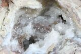 Crystal Filled Dugway Geode (Polished Half) - Utah #176754-1